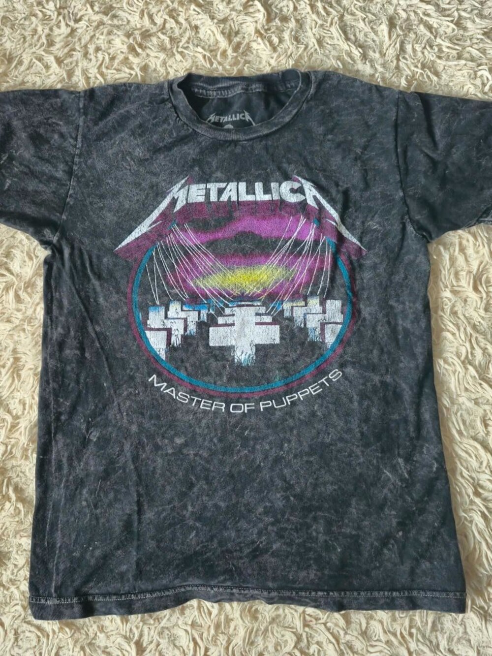Metallica "Master of Puppets" Acid Wash T-Shirt – Men's Small